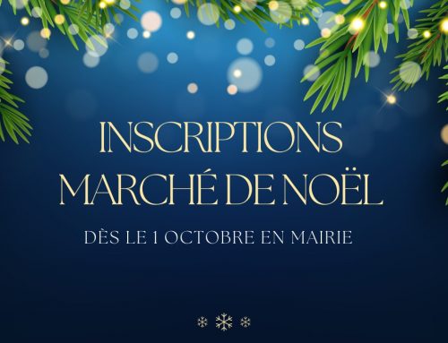 Inscriptions Marché de Noël du 27 novembre
