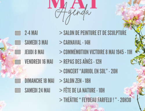 Agenda du mois de Mai