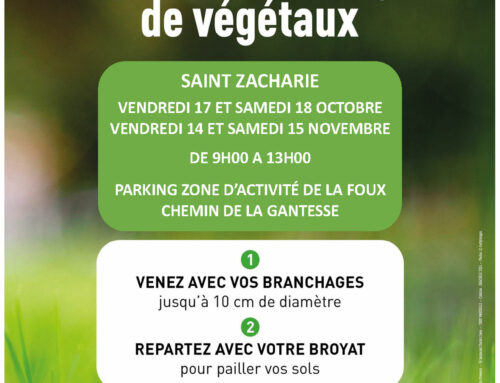 Opération broyage des végétaux