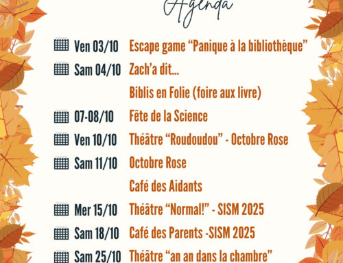 Agenda octobre 2025