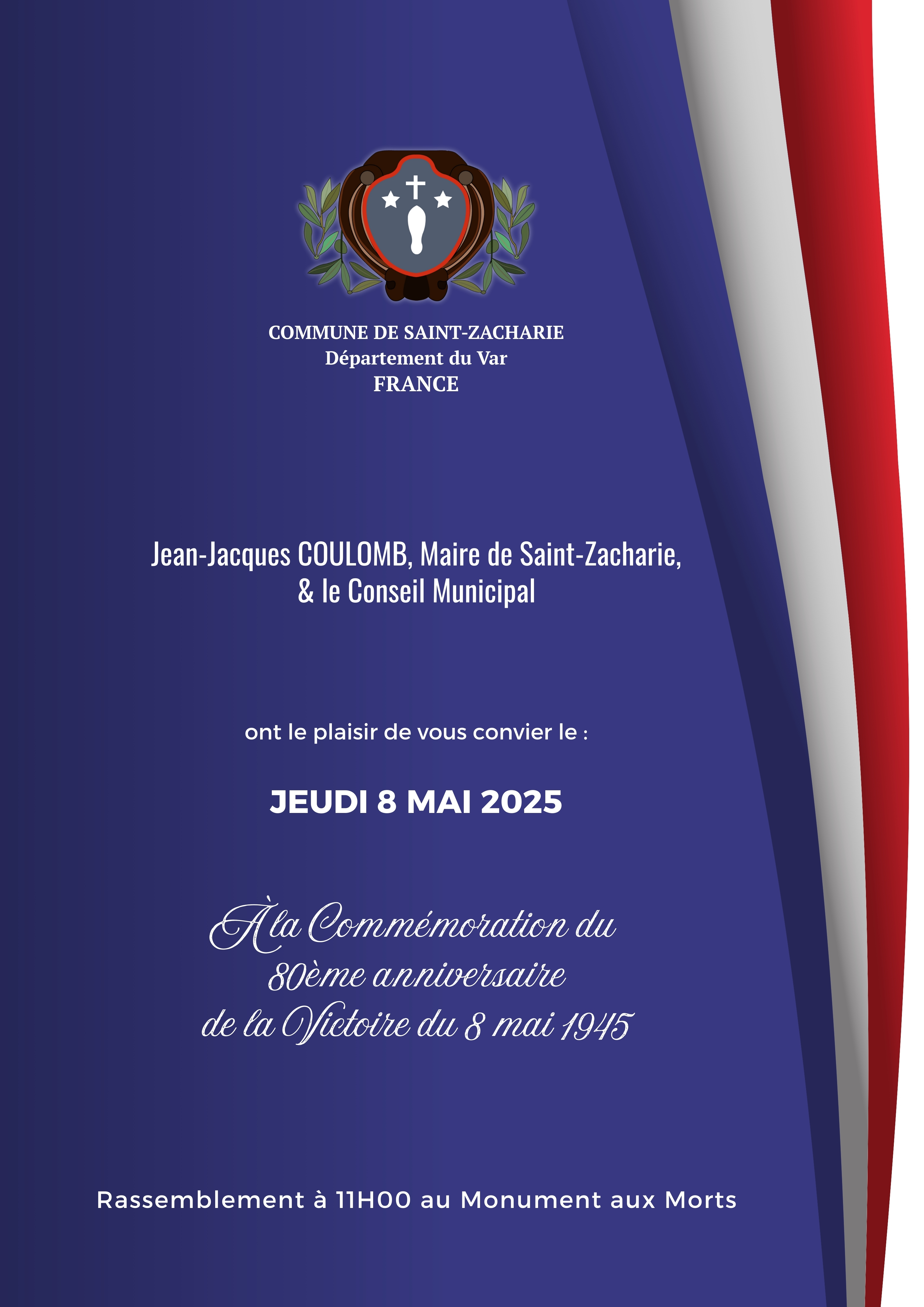 Commémoration du 8 mai 1945 – 80e anniversaire