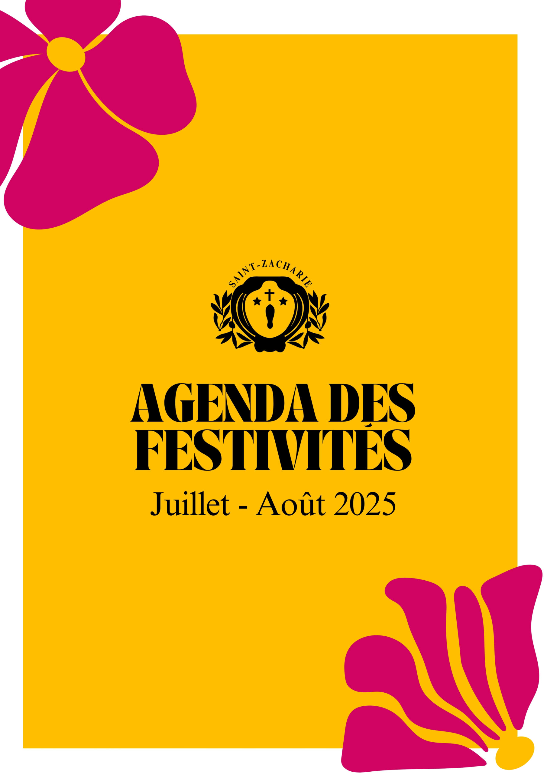 Agenda des festivités 2025