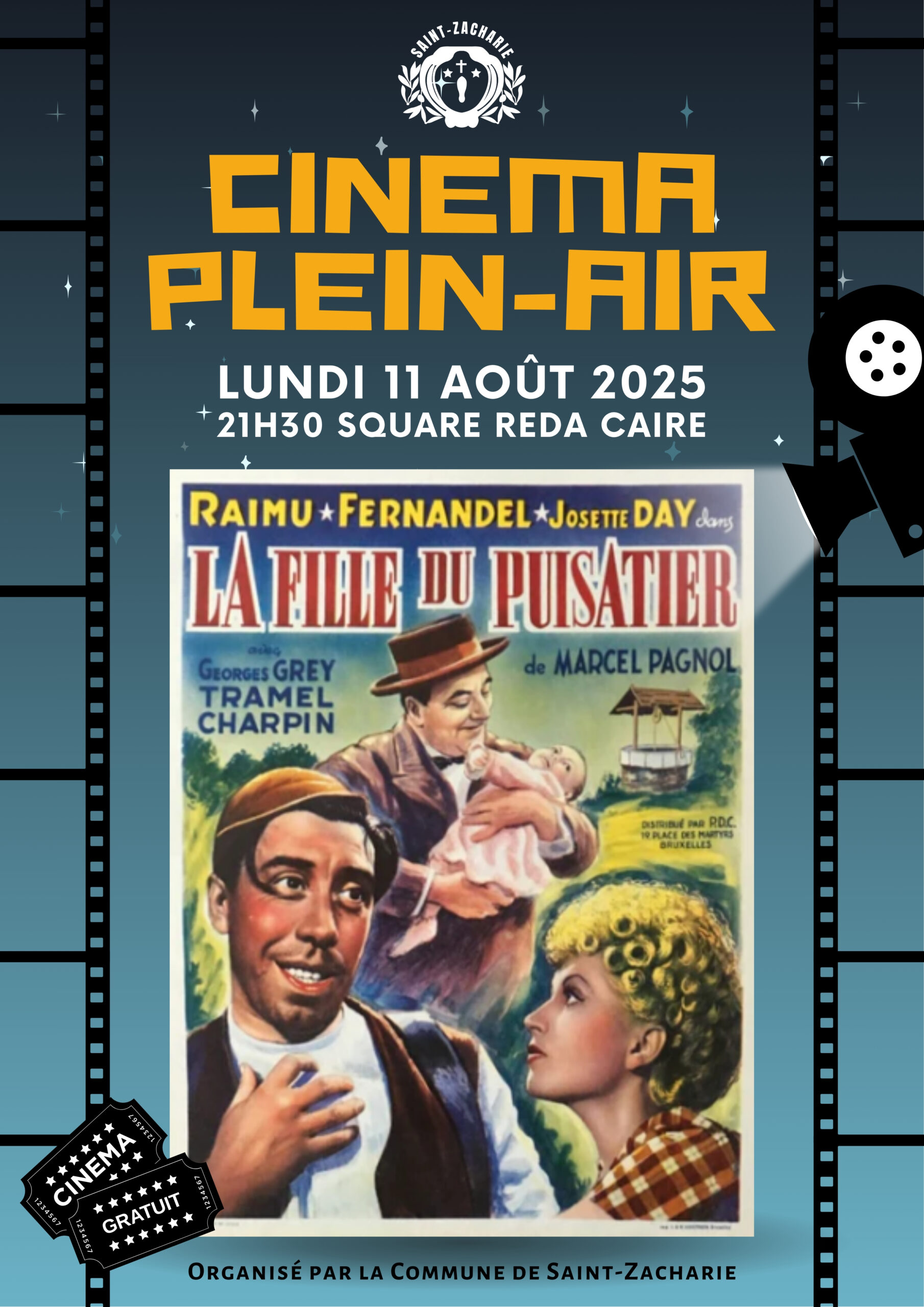 Cinéma plein-air « La fille du puisatier » (Marcel Pagnol)