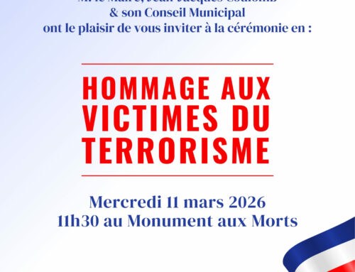 HOMMAGE AUX VICTIMES DU TERRORISME