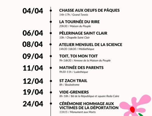 Agenda avril 2026