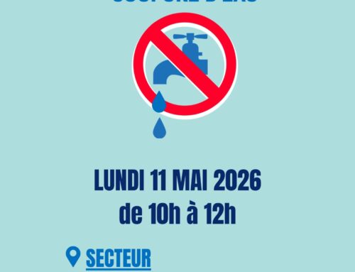 Coupure d&rsquo;eau