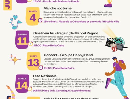 Agenda des festivités 2026