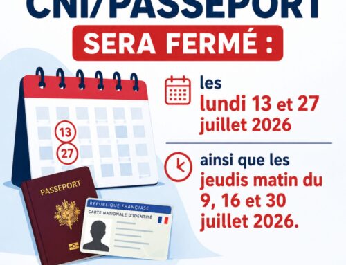 Fermeture exceptionnelle du service CNI/passeport