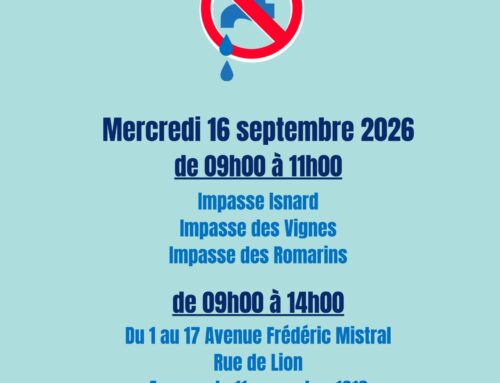 Coupure d&rsquo;eau